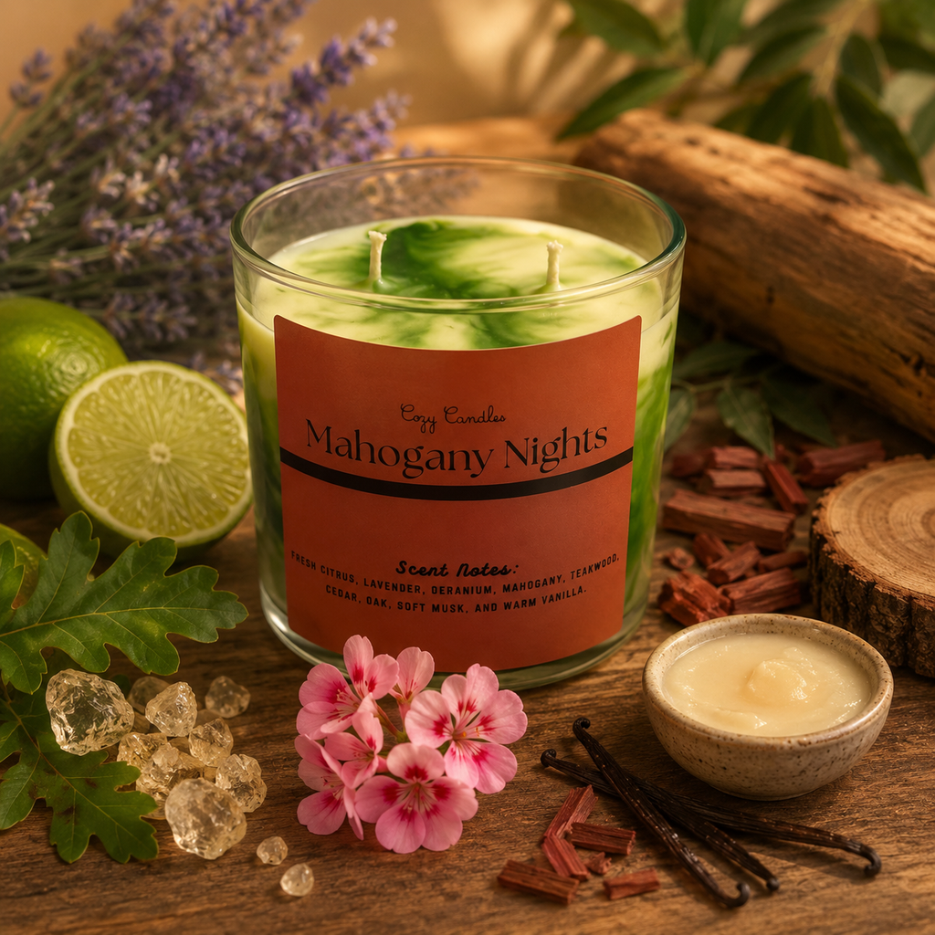 Mahogany Nights 12oz Candle
