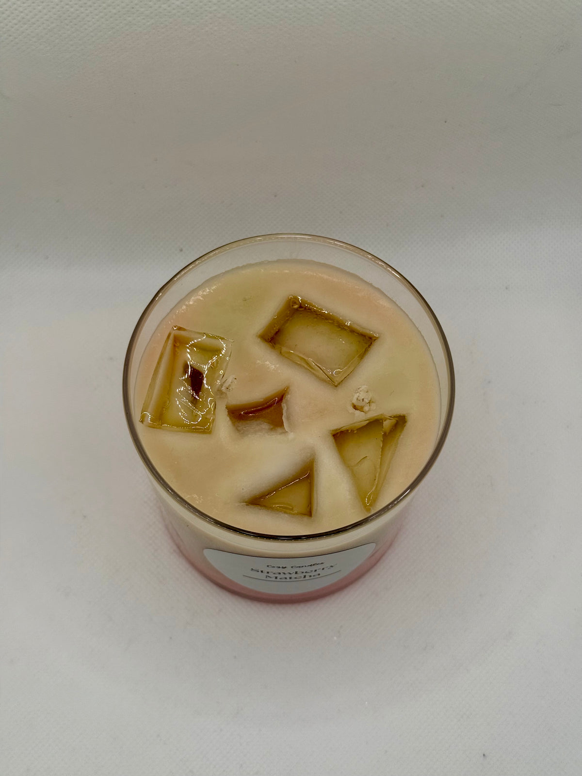 9 oz strawberry matcha candle