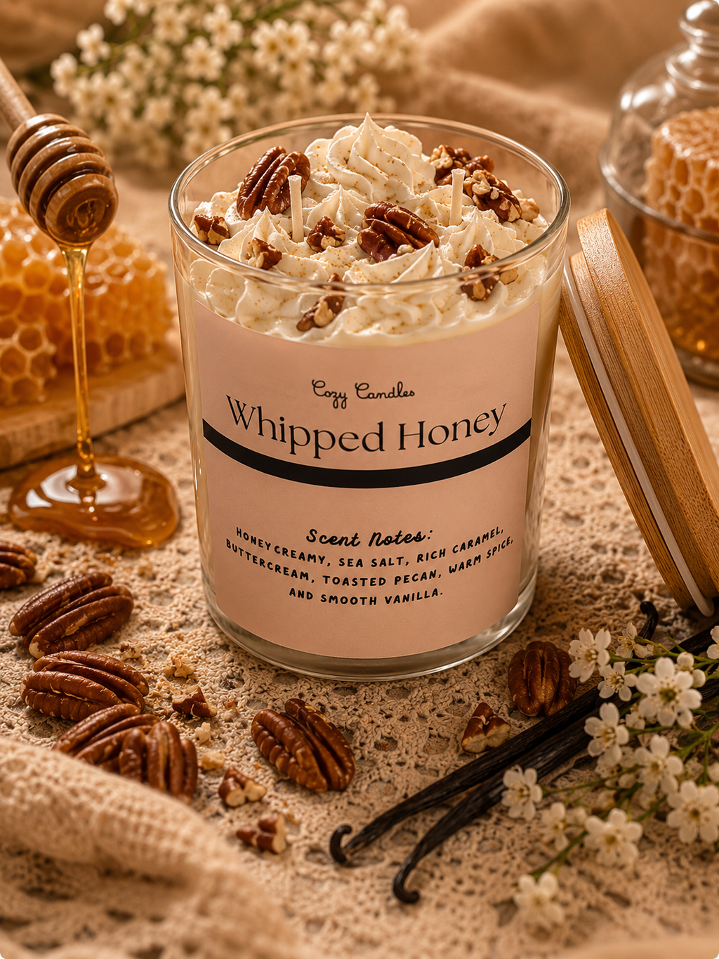 Whipped Honey 12oz candle