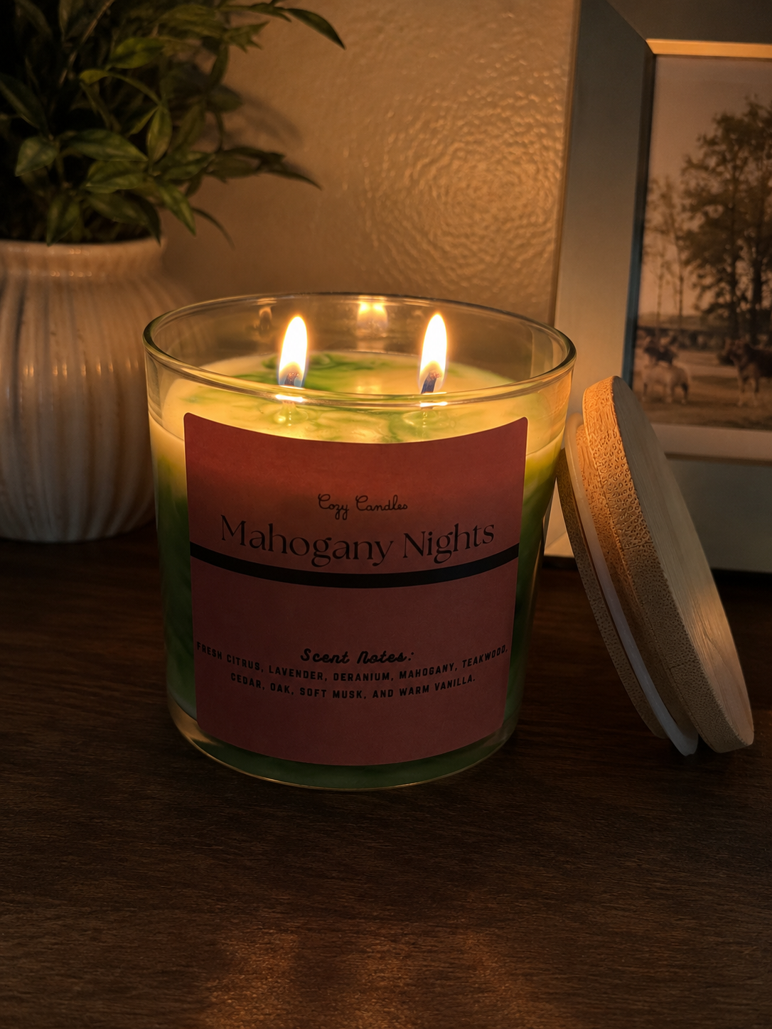 Mahogany Nights 12oz Candle