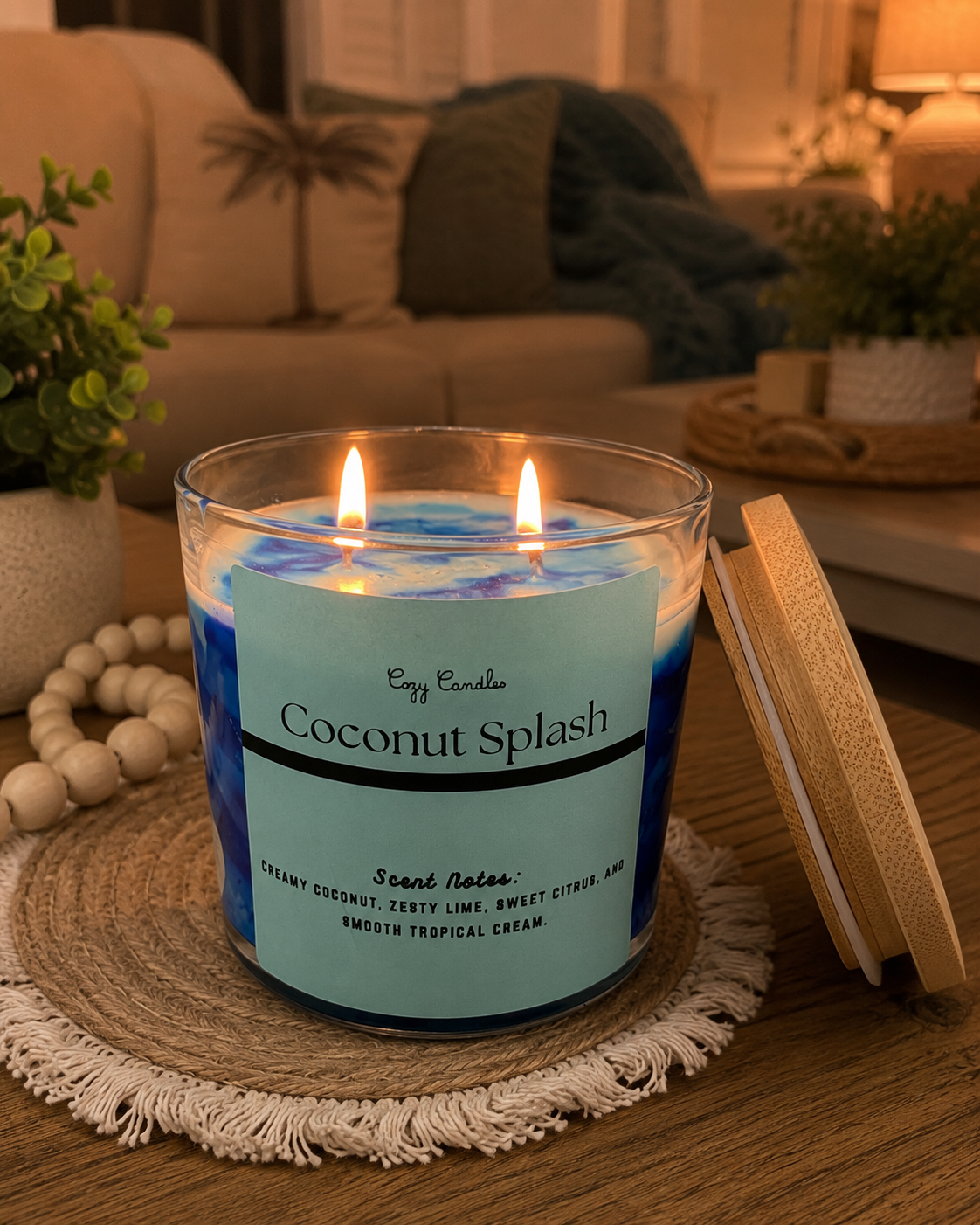 Coconut Splash 12oz Candle